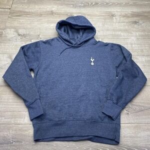 Tottenham‎ Hotspur Hoodie Mens Small Blue Cotton Blend Soccer Spurs